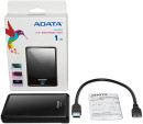 Внешний жесткий диск 2.5" USB3.0 3Tb Adata HV620 AHV620-3TU3-CBK черный6