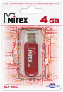 Флешка USB 4Gb Mirex Elf 13600-FMURDE04 красный