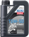 НС-синтетическое моторное масло LiquiMoly Motorbike 4T Street 15W50 1 л 2555