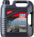 Cинтетическое моторное масло LiquiMoly Motorbike HD Synth Street 20W50 4 л 3817