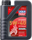 Cинтетическое моторное масло LiquiMoly Motorbike 4T Synth Offroad Race 5W40 1 л 3018