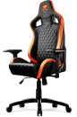 Кресло компьютерное игровое Cougar Armor S черный оранжевый 497283