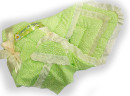 Одеяло на выписку Bombus (4 предмета/зеленый)