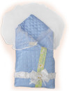 Одеяло на выписку Bombus Мила (голубой)