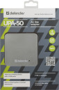 Сетевое зарядное устройство Defender UPA-50 8А 4 x USB USB-C серебристый 835384