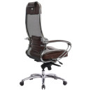 Кресло руководителя Метта Samurai SL-1 чёрный темно-коричневый4