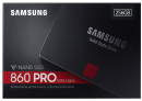 Твердотельный накопитель SSD 2.5" 256 Gb Samsung 860 Pro Read 560Mb/s Write 530Mb/s 3D MLC MZ-76P256BW6