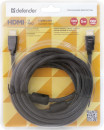 Кабель HDMI 5м Defender 87460 круглый черный3