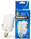 Лампа энергосберегающая ECOWATT FSP 40W 840 E27 холодный белый свет  витая, люминесцентная