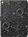 Чехол-книжка Speck Balance Folio Print - BikeParts Black/Ash Grey для iPad Pro 9.7 чёрный 91503-68472