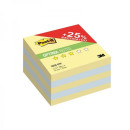 Бумага для заметок с липким слоем POST-IT OPTIMA-Осень,76х76 мм, канар. желтый, 500 л.