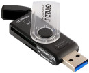 Картридер внешний Ginzzu GR-322B USB 3.0-SDXC/SD/SDHC/MMC/microSD черный5