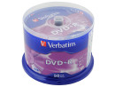Диски DVD+R Verbatim 16x 4.7Gb CakeBox 50шт 43550