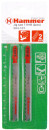 Пилка для лобзика Hammer Flex 204-101 JG WD T101B  дерево\\пластик, 74мм, шаг 2.5, HCS, 2шт.