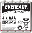 ENERGIZER Батарейка солевая Eveready R03 тип ААА 4шт