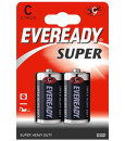 ENERGIZER Батарейка солевая Eveready Super R14 тип C 2шт
