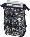 Рюкзак для ноутбука 15.6" HAMA "Roll-Top" полиэстер серый камуфляж 001018185