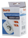 Сетевой фильтр BURO 100SH-WE 1 розетка5