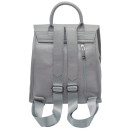 Рюкзак-мини FLAVIO FERRUCCI, молодежный, серый,фурнитура-пушечный металл, н/кожа, 28.5x21x10 см,4
