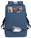 Рюкзак для ноутбука 17.3" Riva 8365 полиэстер синий6