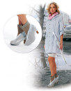 Чехлы грязезащитные для женской обуви на каблуках, размер XL KZ 0325