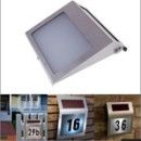 Указатель номера дома с подсветкой и солнечной батареей «МОЙ ДОМ» TD 0474