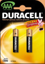 Батарейка DURACELL LR03-2BL  1.5В AAA (тонкая)   (цена за шт,в блистере 2шт)