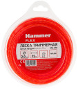 Леска триммерная Hammer Flex 216-210  2,0мм*75м  сечение - витой квадрат