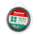 Леска триммерная Hammer Flex 216-403  3.0мм*15м  сечение "звезда"