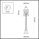 Уличный светильник Odeon Light Sation 4045/3F2