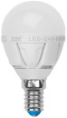 Лампа светодиодная шар Uniel 08694 E14 6W 4500K LED-G45-6W/NW/E14/FR/DIM