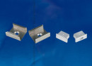 Набор аксессуаров для алюминиевого профиля (4 шт.) Uniel UFE-N02 Silver