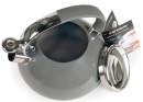 308-Aquarelle Чайник со свистком Endever графитовый. 3 литра, сталь с термопокрытием.4