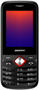 Мобильный телефон Digma Linx A242 черный/красный моноблок 2Sim 2.44" 240x320 BT GSM900/1800