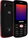 Мобильный телефон Digma Linx A242 черный/красный моноблок 2Sim 2.44" 240x320 BT GSM900/18003