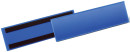 Карман магнитный для маркировки 297 x 74 мм (Ш x В) внутренние размеры, цвет- синий