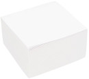 Блок бумажный проклеенный, белый, разм. 9х9х5 см, офсет 65 гр3