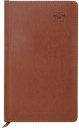 Телефонная книга DELI, кожзам, коричневая, тонир.блок, с выруб., лин.,ляссе,192с.,разм.130*210мм