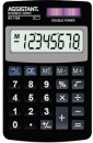 Калькулятор карманный 8-разр., двойное питание, ПВХ обложка, черный пластик, разм.102х61х8 мм