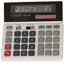 Калькулятор настольный , 12 разр., дв. питание, две памяти, серый, разм.152х152х27 мм