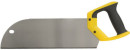 Ножовка FIT 41284  обушковая с запилом каленая (черно-желтая ручка) 350мм