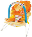 Кресло-качалка Жирафики Львёнок пластик от 2 месяцев музыкальная желто-голубой 939433