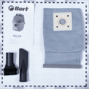 Bort BSS-1335-Pro Пылесос строительный [98297072] { 1400 Вт, вместимость 35 л, 58 л/сек, 8,3 кг, набор аксессуаров 11 шт }7