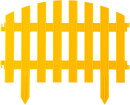 Забор декоративный GRINDA "АР ДЕКО", 28x300 см, желтый [422203-Y]