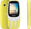 Мобильный телефон Digma N331 2G Linx 32Mb желтый моноблок 2Sim 2.44" 128x160 0.08Mpix BT GSM900/1800 FM microSD max16Gb3