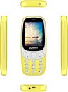 Мобильный телефон Digma N331 2G Linx 32Mb желтый моноблок 2Sim 2.44" 128x160 0.08Mpix BT GSM900/1800 FM microSD max16Gb5