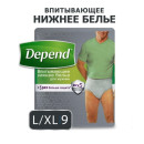 DEPEND Белье впитывающее мужское L/XL 9шт