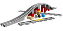 Конструктор LEGO Железнодорожный мост и рельсы 17 элементов3