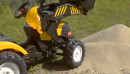 Каталка-трактор Falk Трактор экскаватор пластик от 3 лет на колесах желтый FAL 1000WH2
