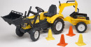 Каталка-трактор Falk Трактор-экскаватор пластик от 3 лет на колесах желтый FAL 2085XC